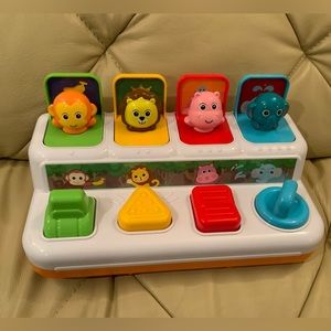 Fisher price brilliant basics boppin activity educational toy chimes ani…